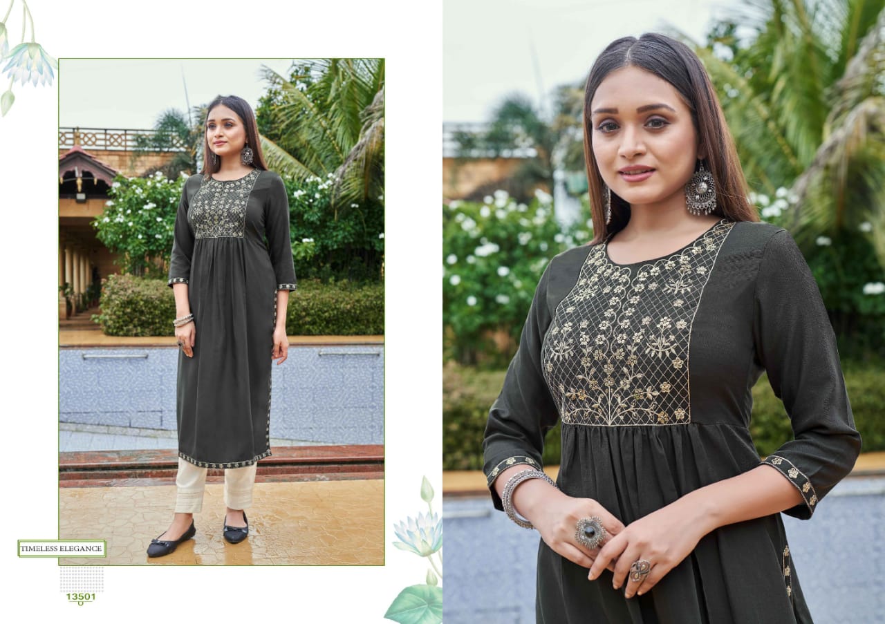 Kalaroop Carbon Fancy Ethnic Wear Wholesale Designer Kurtis Catalog                                                                                                                                                                                                                                                                                                                                                                                                              